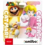 Cat Mario + Cat Peach amiibo