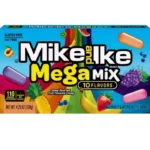 Mike and Ike Mega Mix, Gyümölcsös Cukorka, 120g