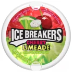 Ice Breakers Cherry Limeade Cukorka Édesítőszerrel, 42g
