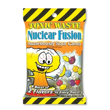 Toxic Waste Nuclear Fusion Hazardously Sour Candy Savanyú Cukor 57g