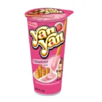 Meiji Yan Yan Strawberry Epres Mártogatós Ropogós Kekszpálcika 50g