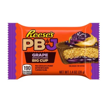 Reese's Big Cup King Size Grape Mogyoróvajas Kosárka Szőlőlekvárral, 39g
