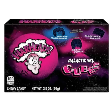 Warheads Galactic Mix Cubes Savanyú Gumicukor, 99g