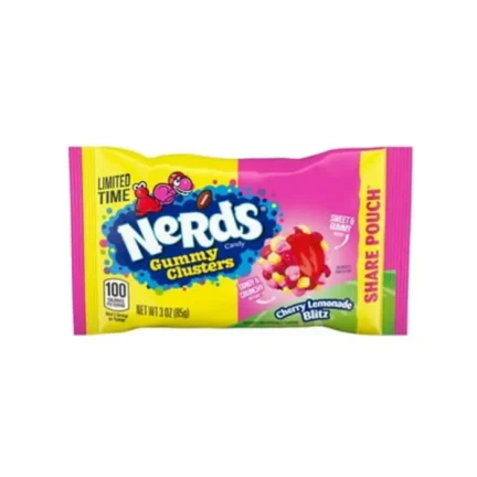 Nerds Gummy Clusters Cherry Lemonade Blitz Gumicukor, 85g