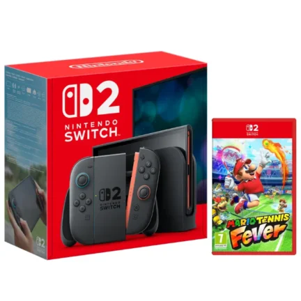Nintendo Switch 2 + Mario Tennis Fever + üvegfólia + ajándék törölköző