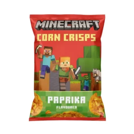 Minecraft Corn Crisps - Paprika ízű Chips 60g