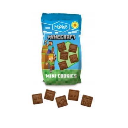 Minecraft Mini Cookies - Kakaós Keksz 100g