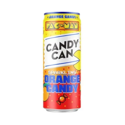 Pac-Man Candy Can Sparkling Orange Candy - Szénsavas Üdítőital 330ml