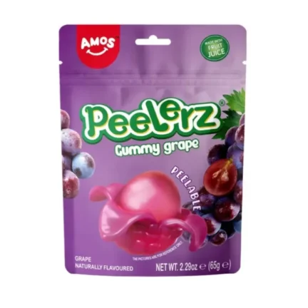 Peelerz Grape - Szőlő ízű Hámozható Gumicukor 65g99