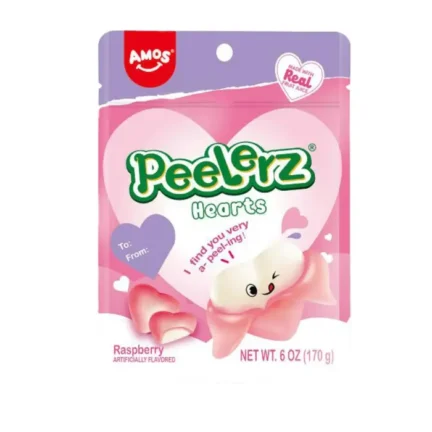 Peelerz Hearts - Gyümölcsös Hámozható Gumicukor 65g