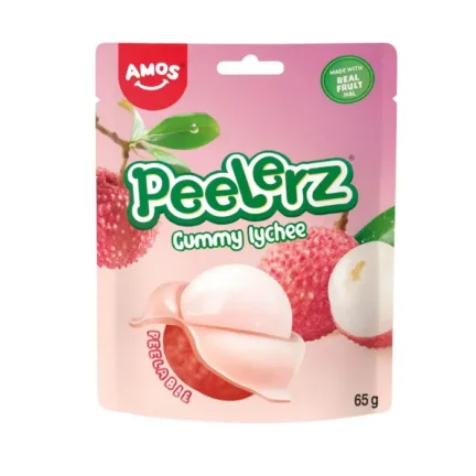 Peelerz Lychee - Gyümölcsös Hámozható Gumicukor 65g