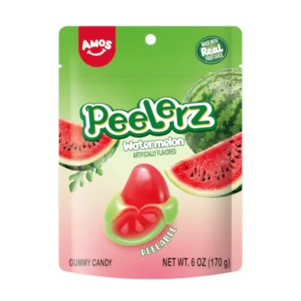 Peelerz Watermelon - Dinnyés Hámozható Gumicukor 65g