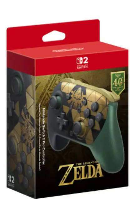 Nintendo Switch 2 Pro Controller - The Legend of Zelda 40th Anniversary Edition