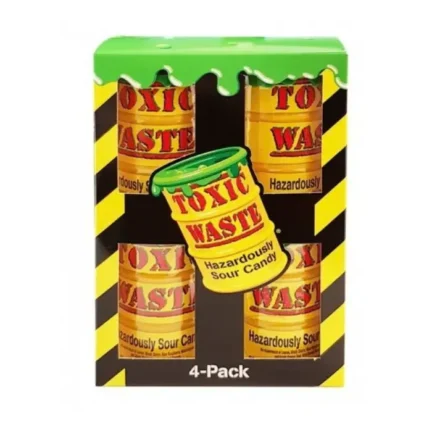 Toxic Waste Sour Candy - 4 darab