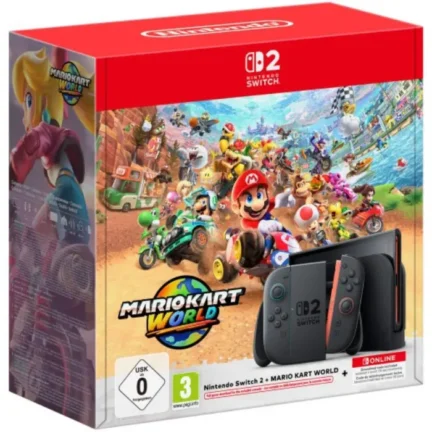 Nintendo Switch 2 + Mario Kart World + 3 hónapos Nintendo Switch Online + üvegfólia