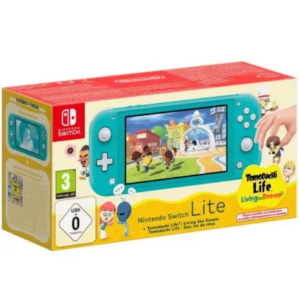 Nintendo Switch Lite Türkiz + Tomodachi Life: Living the Dream